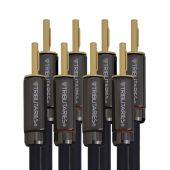 Tributaries - 6BA - Series 6 Mark II Bi-Amp Speaker Cables - 4 x Banana to 2 x Banana