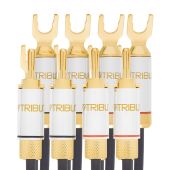 Tributaries - 8BA - Series 8 Mark II Bi-Amp Speaker Cables (Pair) - Spades Bananas