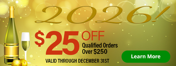 Save $25 on purchases over $250