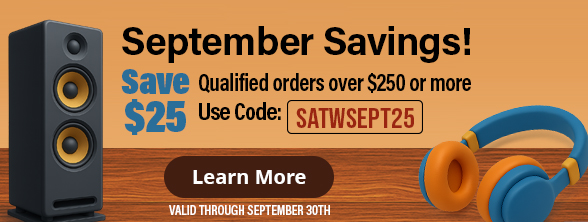 $25 off $250 Use Code SATWSEPT25