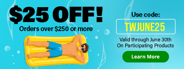 Save $25 on purchases over $250