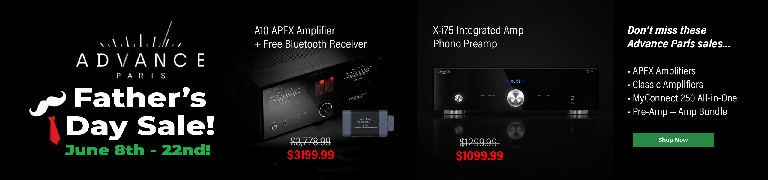 Advance Paris - Father's Day Sale - June 2026 Desktop