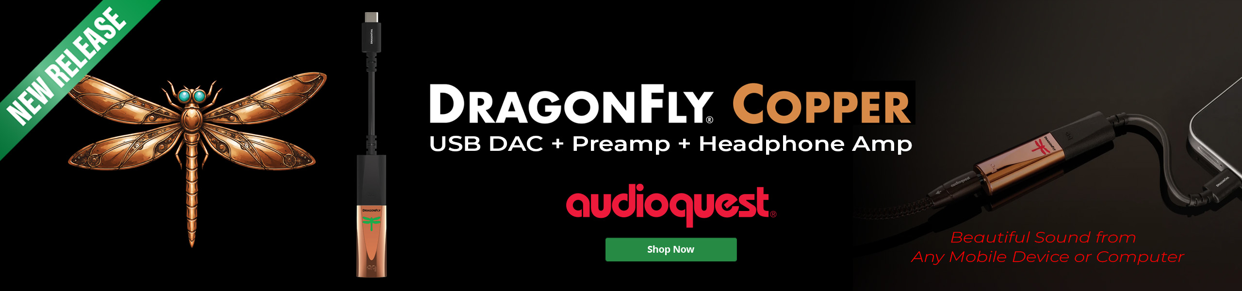 Audioquest Dragonfly Copper - NEW RELEASE June 2026 Desktop