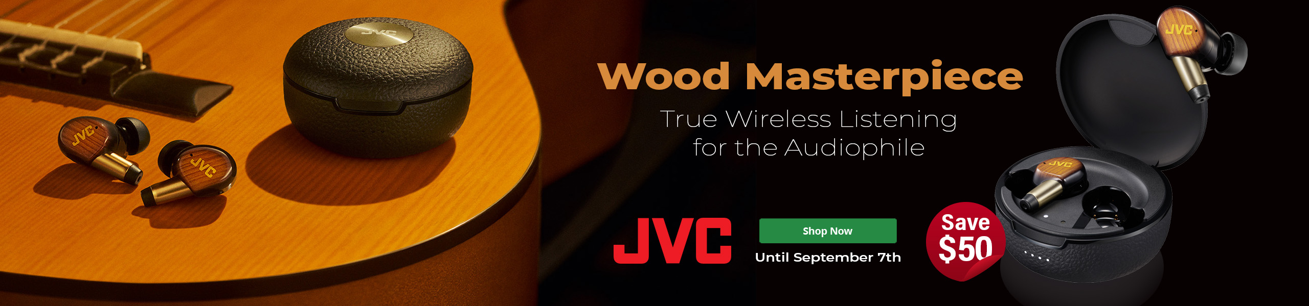 JVC Wood Masterpiece - $50 off!