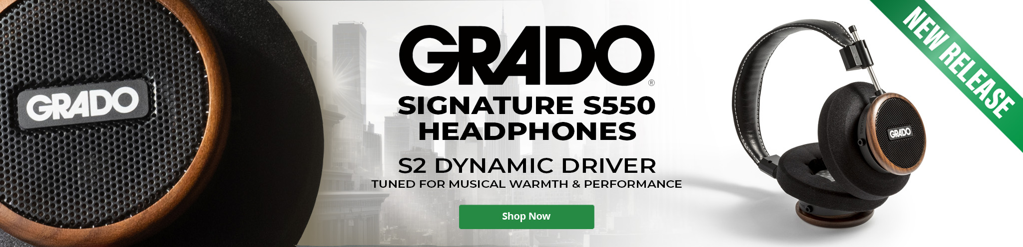 NEW RELEASE: Grado - Signature S550 Headphones - April 2026 Desktop 