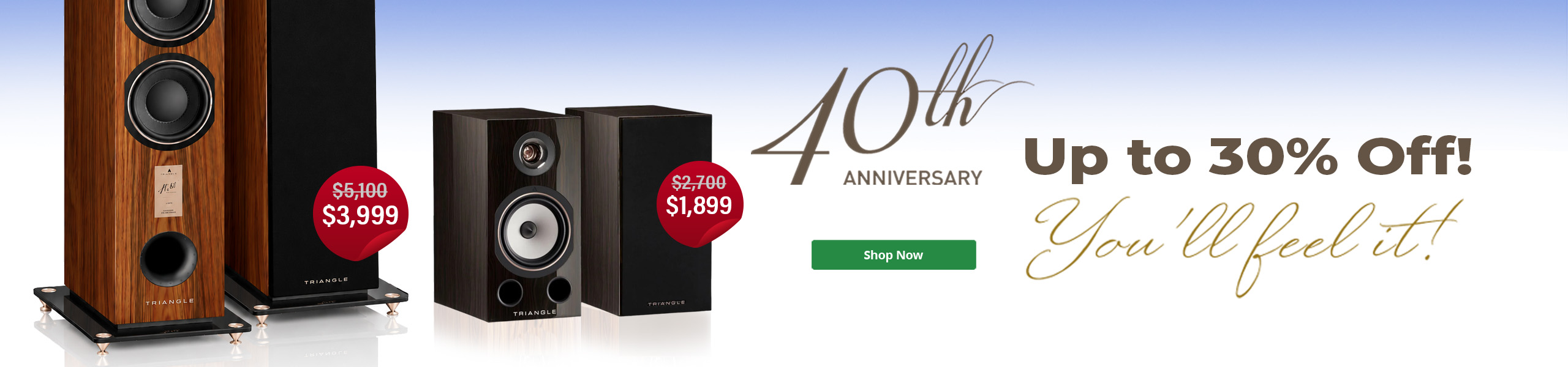 Triangle 40th Anniversary Sale - October 2026 Desktop
