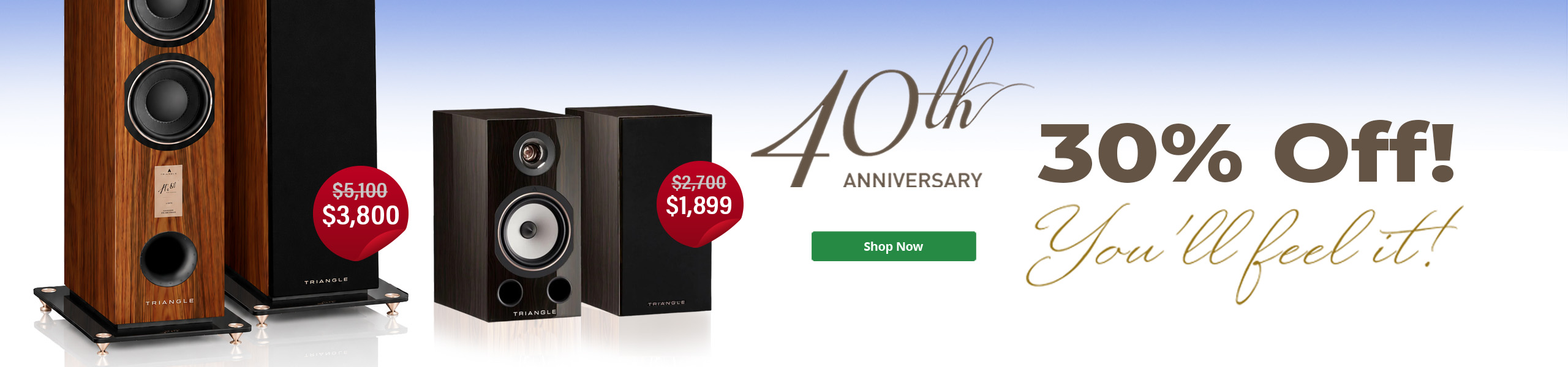 Triangle 40th Anniversary Sale - October 2026 Desktop