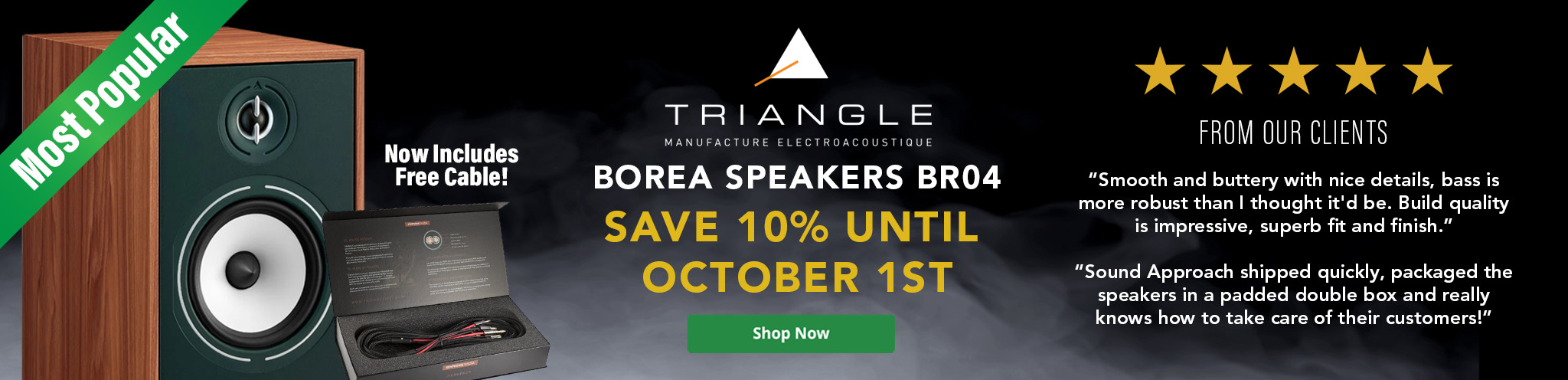 TOP SELLER - TRIANGLE BR04 - September 2025 Free Cable - Desktop