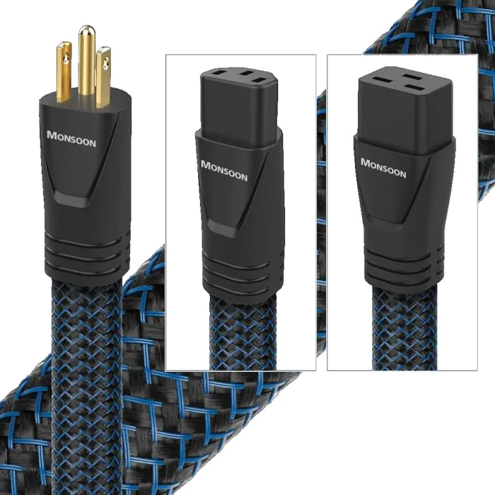 AudioQuest NRG-4 Power Cable - 2m, 15amp, Green, Solid Long-Grain Copper