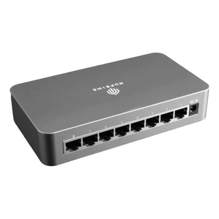 NuPrime - OMNIA-SW8 - 8-Port Gigabit Unmanaged Switch
