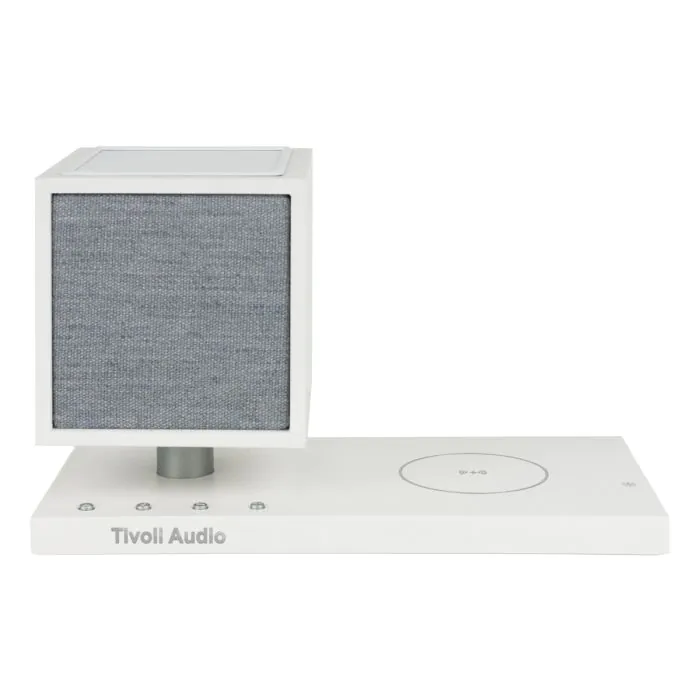 Tivoli Audio ワイヤレススピーカー ホワイト Tivoli Audio 「Cube」ポータブルBluetoothスピーカー | オーディオ