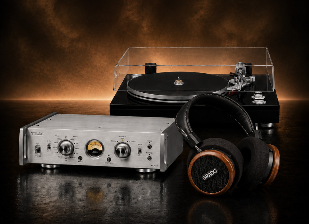 Amp Turntable Headphones