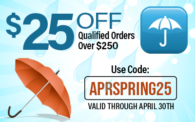 Save $25 on purchase of over $250