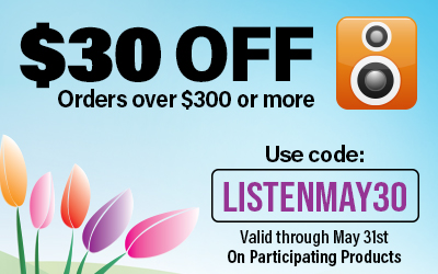 Save $30 on purchase of over $300