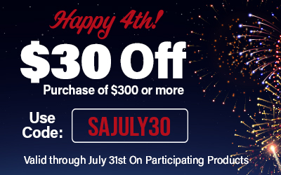 Save $30 on purchase of over $300