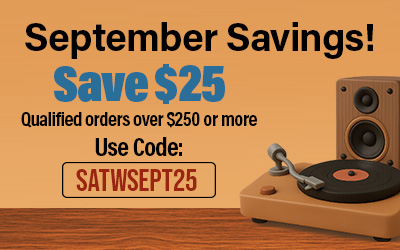 $25 Off Any Purchase of $250 or more! Use code SATWSEPT25