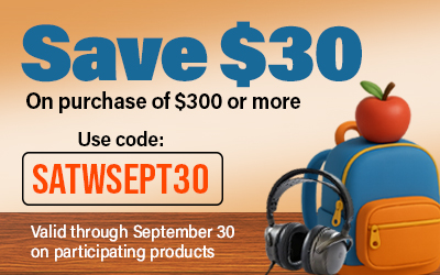 Save $30 on purchase of over $300